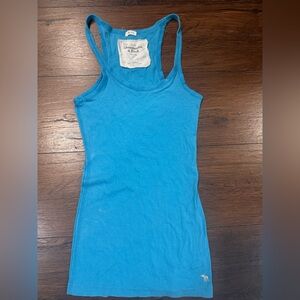 Abercrombie & Fitch Vibrant Blue Tank Top